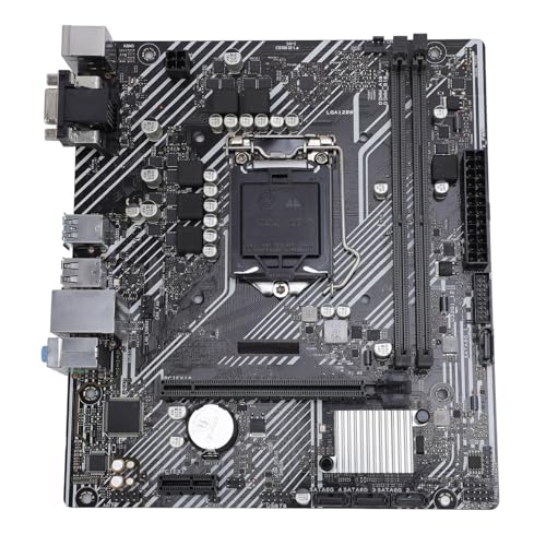 H510m F M - ATX Motherboard, 2 Kanal DDR4 DIMM, PCIE X16, Four Serial ATA 3.0 Port, VGA, USB 3,2 2,0, Für den 10. CPU von Vikye