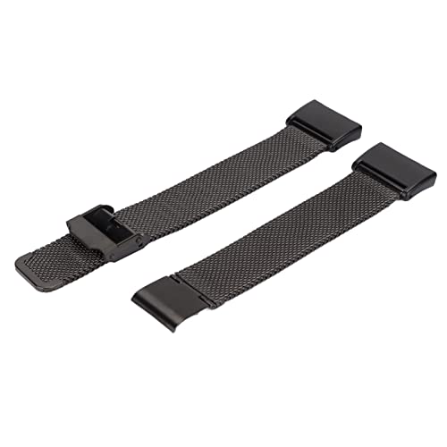 Hochwertiges Edelstahl-Mesh-Smartwatch-Armband für Watch 2 und Mi Watch Lite 2 (Schwarz) von Vikye