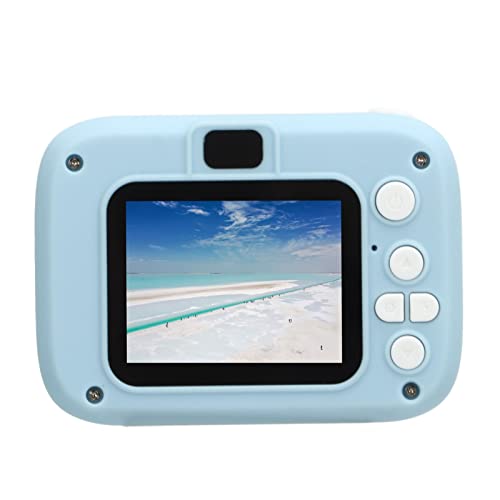 Kinder-Digitalkamera, 2,0-Zoll-Bildschirm, 20 MP, Dual-Vorder- und Rückseite, Camcorder für Mädchen und Jungen Im Alter von 3 Bis 9 Jahren, mit 1080P HD-Videoaufnahme, (Blau) von Vikye