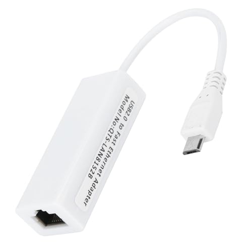 Micro-USB-zu-RJ45-Ethernet-Port-Adapter für 1.3/W Motherboard, 100 M Ethernet, Halb-/Vollduplex, Integriertes Fast Ethernet, für //MacOS, Brandneu von Vikye