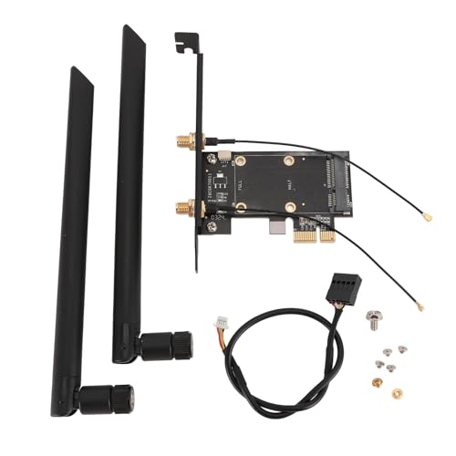 PCIE-zu-PCIE-Adapter, 8 DB Dual-Antennen, Stabile Signalübertragung, Einfache Installation für Computer-Netzwerkverbindung von Vikye