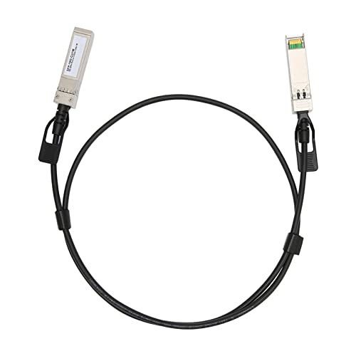 SFP+ DAC Twinax-Kabel, 39,4 Zoll SFP+ zu SFP+ 10G SFP DAC-Kabel, Plug-and-Play-Hochgeschwindigkeits-SFP-Patchkabel mit Stabilem Signal, 1 Meter, Kompatibel mit Cisco/H3C/Extreme von Vikye