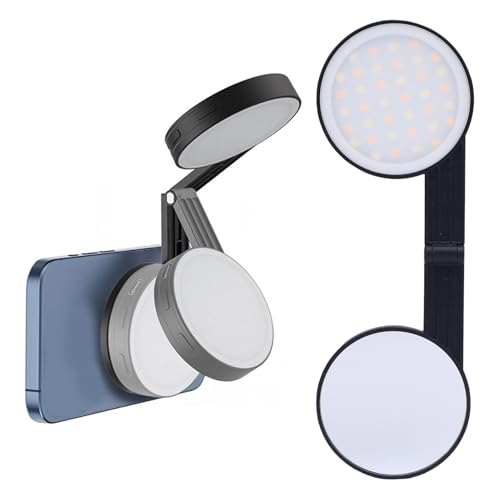 Selfie Leichte, Magnetische LED-Leuchttafel Doppelseitig für Telefon/Laptop/Tablet/Computer, Tragbare Klappkamera-Licht mit Dimmbaren 2500-6500k Selfie Leichte, Magnetische LED-Leuchttafel Doppelseitig für Telefon/Laptop/Tablet/Computer, Tragbare Klappkamera-Licht mit Dimmbaren 2500-6500k von Vikye