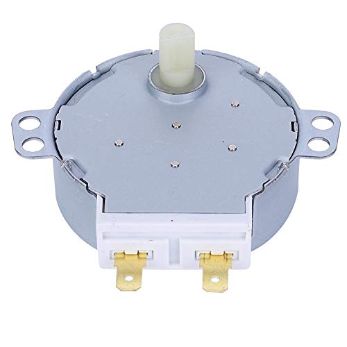 Synchronmotor, 2PCS TYJ50-8A7 Synchronmotor AC220-240V Mikrowellen-Plattenspieler-Motor Nicht leicht zu rosten Verschleißfestigkeit Korrosionsbeständigkeit von Vikye