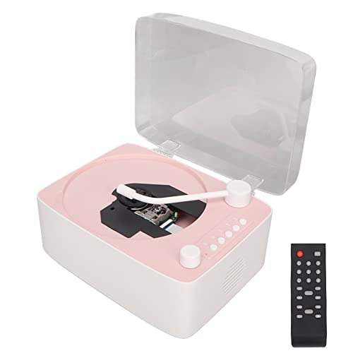 Tragbarer CD-Player mit, Wiederaufladbarer Kpop-Musikplayer mit HiFi-Sound-Lautsprecher, Fernbedienung, Staubschutz, Unterstützt AUX-USB-CD-Musikplayer von Vikye