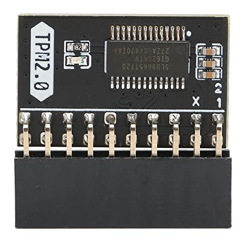 Verschlüsselungssicherheitsmodul, 20Pin 2 10P TPM 2.0-Modul Eigenständiger Kryptoprozessor TPM 2.0-Verschlüsselungssicherheitsmodul für Win11 Verschlüsselungssicherheitsmodul, 20Pin 2 10P TPM 2.0-Modul Eigenständiger Kryptoprozessor TPM 2.0-Verschlüsselungssicherheitsmodul für Win11 von Vikye