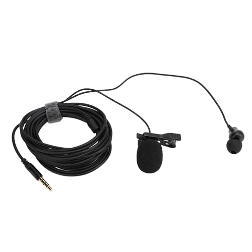 Vikye 3,5 -mm -Jack -Lavalier -Mikrofon, Rausch -Reduktions -Revers -Mikrofon mit Feedback -Kopfhörer, Clip für Laptop, Desktop, PC, Kameras, Podcasting Vikye 3,5 -mm -Jack -Lavalier -Mikrofon, Rausch -Reduktions -Revers -Mikrofon mit Feedback -Kopfhörer, Clip für Laptop, Desktop, PC, Kameras, Podcasting von Vikye
