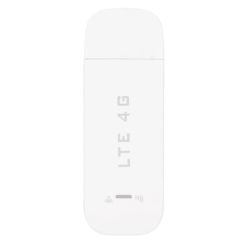 Vikye 4G LTE USB-WLAN-Modem, Tragbarer 4G-Router mit SIM-Kartensteckplatz, Tragbarer Hochgeschwindigkeits-Reise-Hotspot-Router, Entsperrter 4G-Dongle, Unterstützt 10 Geräte, von Vikye