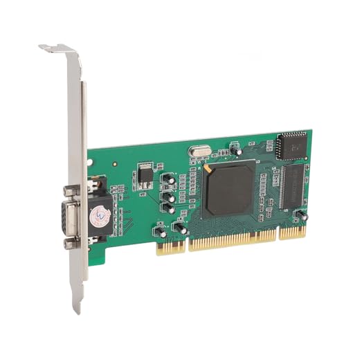 Vikye 8-MB-Grafikkarte, VGA-PCI-32-Bit-Grafikkarte, Zweistufige Universal-Grafikkarte, PCI-Grafikkarte für Bildschirm, Mehrere Displays, 64-Bit-PCI-X-Steckplätze von Vikye
