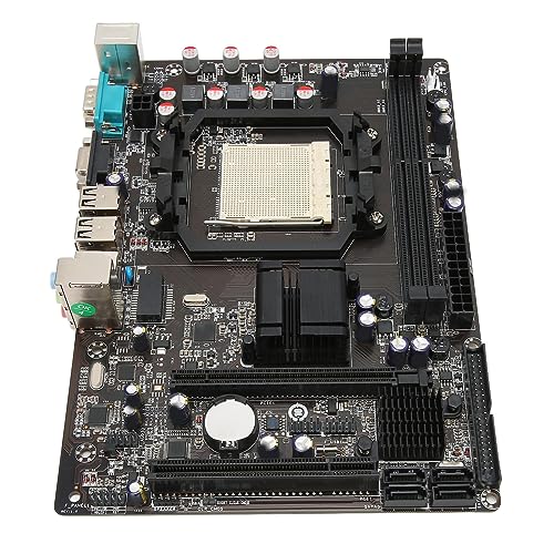 Vikye ATX-Gaming-Motherboard, Dual-Channel DDR3 LGA940 938 SATA2.0, Desktop-Computer-Motherboard Unterstützt AMD AM2-, AM2+-, AM3- und FX-Prozessoren von Vikye