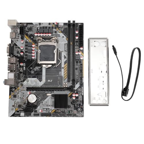 Vikye ATX-Gaming-Motherboard mit Dual-Channel-DDR4-Speicher, M.2-Anschlüssen, PCIE X16 Gen USB 3.0-Steckplatz, Unterstützt 1151 Pin, B2560A4-Mainboard von Vikye