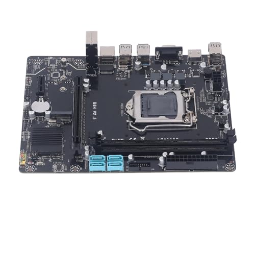 Vikye Computer-Motherboard, B8H B85 DDR3-Steckplätze LGA1150 SATA-Gaming-Motherboard Passend für I3 I5 I7 Gen (USB 2.0 USB 3.0-Schnittstelle) von Vikye