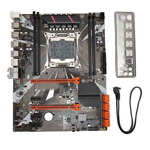 Vikye DDR4-Mainboard, X99 Lga2011 3 Motherboard Desktop-Computer-Gaming-Motherboard, mit Vier Hinteren USB 3.0, Unterstützt 4 DDR4 2133/2400/2800 von Vikye