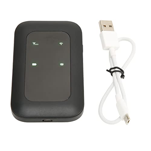 Entsperrter Mobiler WLAN-Hotspot, Mobiler WLAN Router 4G LTE-Router, Bis zu 150 Mbit/s Download-Geschwindigkeit, Bis zu 10 WLAN-Verbindungsgeräte von Vikye