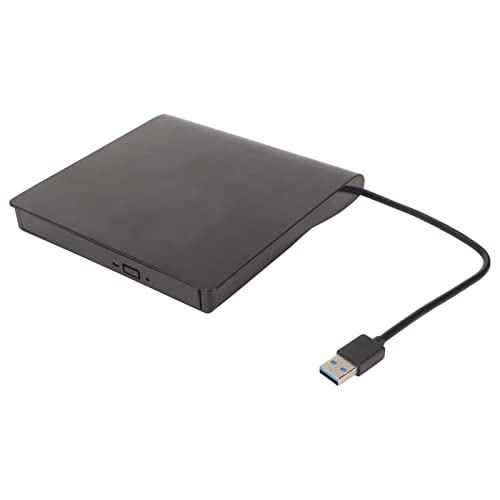 Vikye Externes CD/DVD-Laufwerk für Laptop, USB 3.0 DVD-Player, Tragbarer CD/DVD-Brenner, CD-ROM, Externes DVD-Laufwerk für Laptop, Kompatibel mit Laptop-Desktop-PC Windows von Vikye