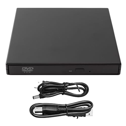 Vikye Externes DVD-Laufwerk, Hochgeschwindigkeits-DVD-Player, Plug-and-Play-DVD-Brenner, Externes CD-Laufwerk, Externes CD-RW-Laufwerk für Laptop-Desktop von Vikye