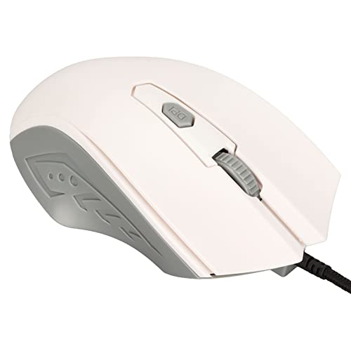 Vikye Gaming-Maus, KI-Spracheingabe-Maus Unterstützt Sprachanrufe, Gaming-Maus mit Ergonomischem Design für Spielbüro-PC, 4 Modi, Einstellbare DPI, RGB-Hintergrundbeleuchtung(Stummschalttaste) von Vikye