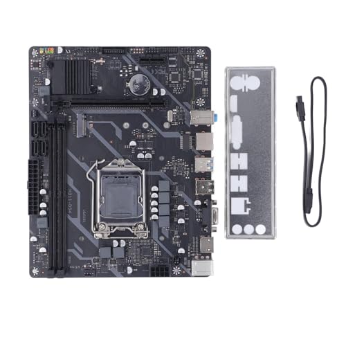 Vikye H311 DS4 Computer-Motherboard, DDR4 Dual-Channel-Gaming-Motherboard NVME M.2 LGA1151 Motherboard Unterstützt SATA-Port von Vikye