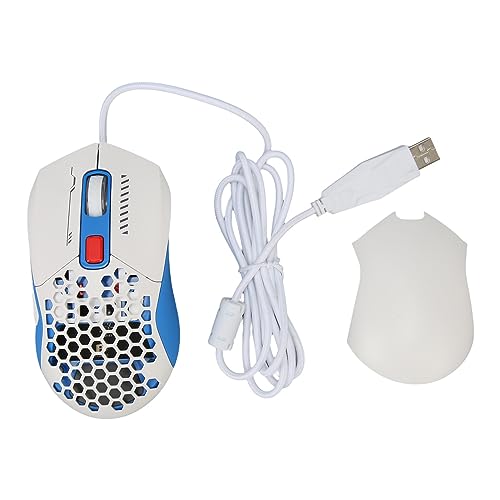 Vikye Kabelgebundene Maus, 4,9 Fuß Kabel, Einstellbare DPI, Programmierbare Tasten, Gaming-Maus mit Ergonomischer RGB-Hintergrundbeleuchtung, Ergonomisches Design, Maus für Gaming, von Vikye