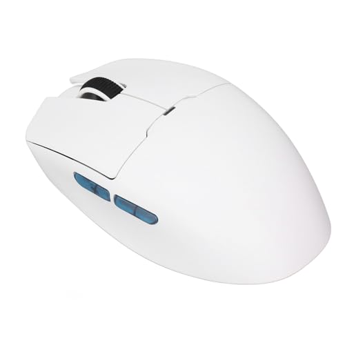 Vikye Kabellose Maus, 2,4 G Bluetooth, Ergonomische Optische Maus, 3 Modi, 6 Einstellbare DPI, Lange Lebensdauer, Wiederaufladbare Gaming-Mäuse für Computer von Vikye
