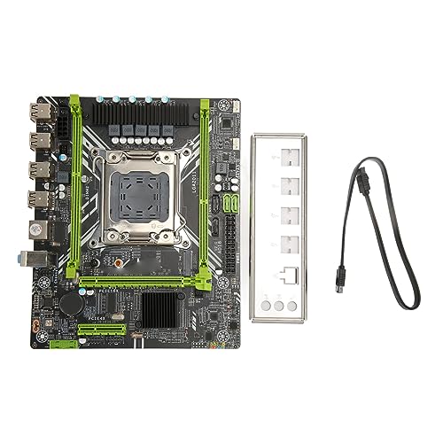 Vikye M ATX Motherboard, X79D 2.0 LGA 2011 Slot DDR3 × 2 64 GB, Dual Channel SATA 3.0, USB 3.0 × 2, USB 2.0 × 8, 8 Pin 24 Pin Power, M.2 NVME PCIe X16 Motherboard von Vikye