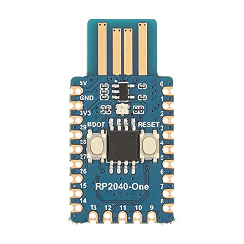 Vikye Mikrocontroller, USB-A-Stecker, Dual-Core-Entwicklungsplatine Pico-Erweiterungsplatine für Raspberry Pi Pico von Vikye