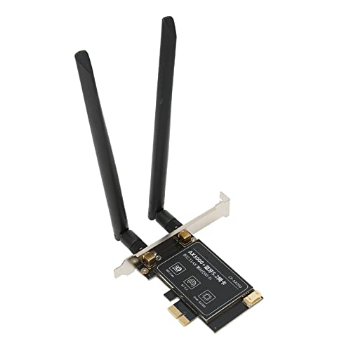 Vikye PCIe-WLAN-Karte für PC, 2,4 GHz 5 GHz Dualband-Wireless-Netzwerkkarte für PC-Desktop-Gaming, Kompatibel mit 802.11 von Vikye