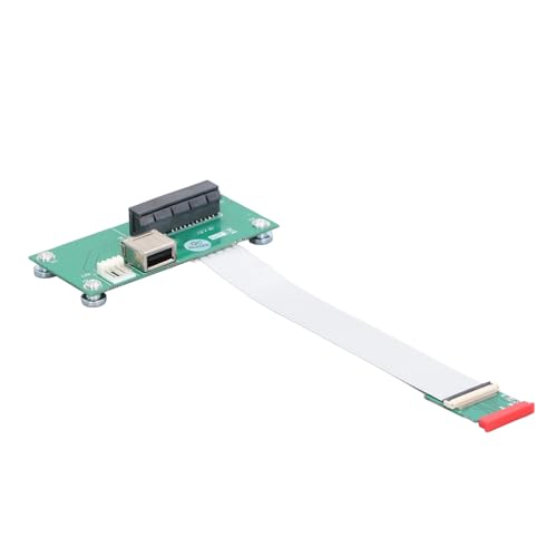 Vikye PCIe X4 auf M.2 NGFF Key Riser-Kabel, 2,5 Gbit/s M.2 Key A E auf PCI – Express-Verlängerungskabel, M.2 NGFF Key auf PCIe X4 Riser-Kartenkabel Vikyetumv86ao0n von Vikye