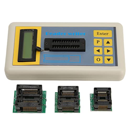 Vikye Professioneller IC-Tester, ABS-Material, Digitaler Transistor-IC-Tester, Praktischer IC-Tester für Op-Amps-Optokoppler der Cd4000-Serie von Vikye