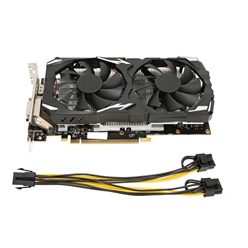 Vikye RX 580 Grafikkarte, 8 GB GDDR5 256 Bit 8 GB GDDR5 Speicher PCI Express 3.0 Gaming Grafikkarte von Vikye