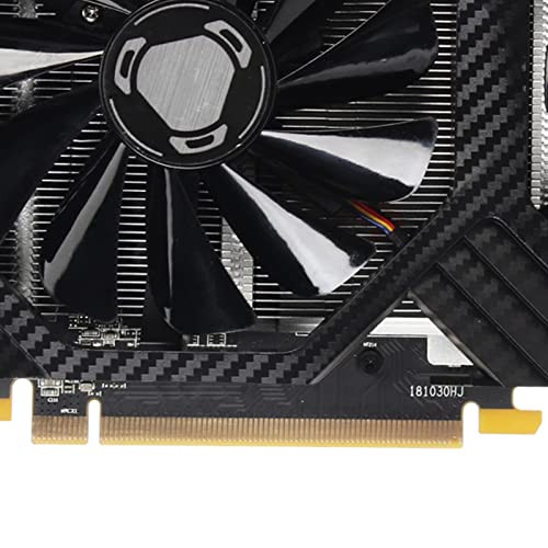 Vikye RX590-Grafikkarte, 8 GB, GDDR5, 256 Bit, Leise PC-Gaming-Grafikkarte für Desktop-Computer, Schnelle Wärmeableitung, PCI Express 3.0 von Vikye