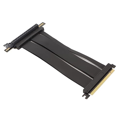 Vikye Riser-Kabel PCI-E 4.0 X16, Rechtwinkliges Hochgeschwindigkeits-Vertikalmontage-PCI-Express-Gen4-GPU-Riser-Kabel, Passend für RTX3090 (7,9 Zoll Länge) von Vikye