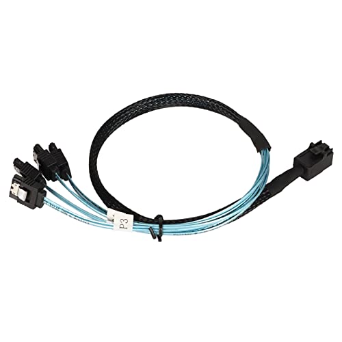 Vikye -SAS-HD-Kabel, 1,6 Fuß -SAS-SFF-8643-zu-SAS-36-Pin-SFF-8087-Kabel, Zweikanal, 12 Gbit/s Datenübertragungsgeschwindigkeit, Verzinnter Kupferkern (1 m / 3,3 Fuß) von Vikye