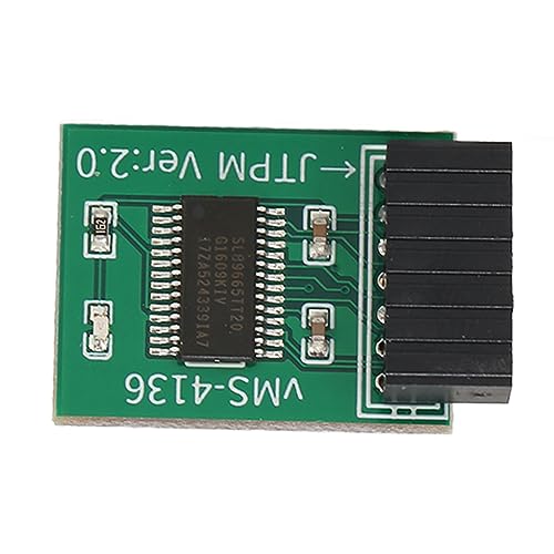 Vikye TPM 2.0-Sicherheitsmodul, 14-Pin-LPC-Schnittstellen-Sicherheitsmodul für MSI Trusted Platform Motherboard-Kompatibilität mit DDR4-Speichermodul von Vikye