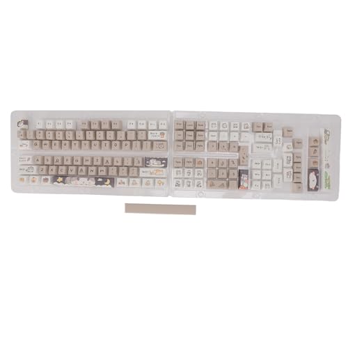 Vikye Tastatur-Tastenkappen, 141 Tasten, PBT-Tastenkappe, Mechanische Tastenkappen, Farbsublimation, Gaming-Tastatur-Tastenkappen für Mechanische Tastaturen von Vikye