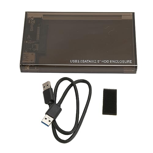 Vikye UASP Unterstützt USB3.0III 2,5-Zoll-Festplattengehäuse, 6 TB SSD, Schiebeabdeckungsdesign, Anti-Shock-Puffer (YC-S9) von Vikye