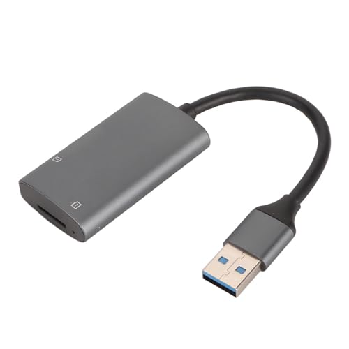 Vikye USB 3.0 SD-Kartenleser, USB 3.0 Hochgeschwindigkeitsübertragung TF-Karten-Speicherkartenleser, Langlebiger Tragbarer USB 3.0-Karten-Hub-Leser für Laptop von Vikye