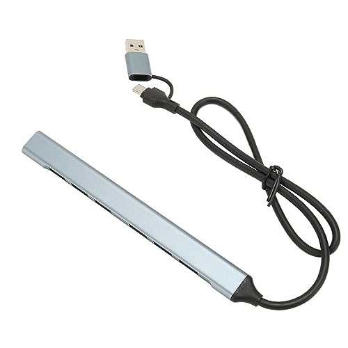 Vikye USB-Hub, 5 Gbit/s USB C auf 7 USB 3.0-Hubs, USB-Splitter, USB-Hub-Extender, USB 3.0-Dongle fürfürfürOS von Vikye