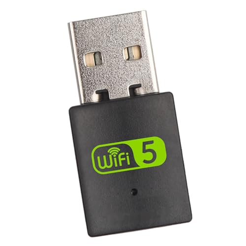 Vikye USB-WLAN-Adapter, 2-in-1 2,4 G 5 G Dualband-Wireless-Netzwerkadapter Bluetooth 5.0 WLAN-Adapter USB-WLAN-Adapter für PC von Vikye