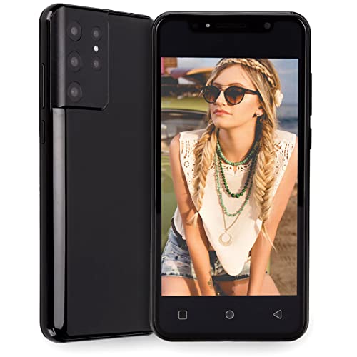 Vikye Unlocked Smartphones, S21 Ultra 6.1in 3G Dual SIM Unlocked Handy, 1GB RAM 8GB ROM, 5MP 8MP Dual Kamera, Face ID Android Phone mit 2000mAh Akku(E.U. Plug) von Vikye