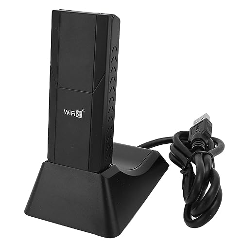 Vikye WiFi 6 USB-Adapter, 1800 Mbit/s Dualband-Wireless-Netzwerkadapter für10/11, Plug and Play, USB 3.0-Anschluss, WLAN-Hotspot-Erstellung, AX1800 Mbit/s Übertragungsgeschwindigkeit von Vikye