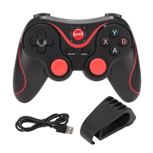 Wireless Gaming Controller, X3 Computer Game Controller Wiederaufladbares Gamepad Fit für Android für IOS Handy TV CP VR von Vikye