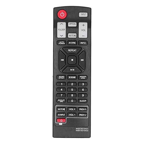 Yoidesu Fernbedienung, Soundbar-Fernbedienung AKB73575401/AKB73575402 Passend für LG NB2430A/NB4540/NB5540A/NB5541 Audiosystem Yoidesu Fernbedienung, Soundbar-Fernbedienung AKB73575401/AKB73575402 Passend für LG NB2430A/NB4540/NB5540A/NB5541 Audiosystem von Vikye
