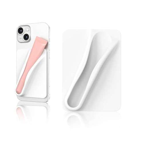 Vilbocr Lipgloss-Schutzhülle für Handy handyhülle mit Lipgloss Halter handyhülle Lipgloss Halter Lipgloss-Schutzhülle mit Lippen-Glasur Handyhüll für iPhone und Android (weiß) von Vilbocr