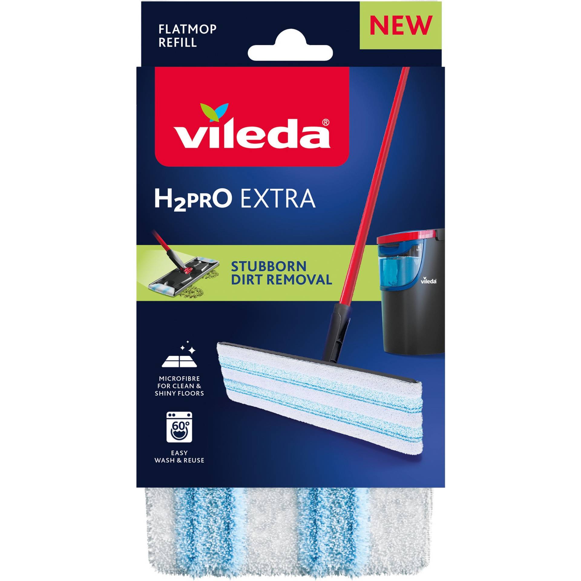 H2PrO Extra Flachwischer Ersatzbezug, Wischbezug H2PrO Extra Flachwischer Ersatzbezug, Wischbezug von Vileda