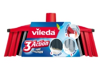 Vileda 142156, Indoor, Schwarz, Grau, Rot, Weiche/harte Borste, Polyethylenterephthalat, 1 Stück(e), 290 mm von Vileda