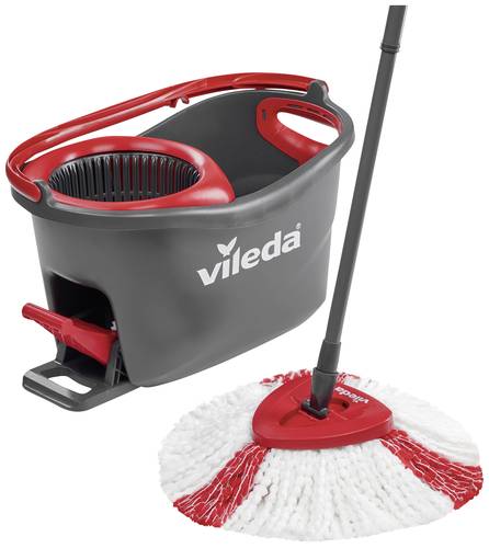 Vileda 146590 Turbo EasyWring & Clean Wischmop Komplett Set Wisch-Set 1St. von Vileda