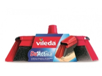 Vileda 151221, Indoor, Schwarz, Grau, Rot, Weiche/harte Borste, Polyethylenterephthalat, Gummi, 1 Stück(e), 340 mm von Vileda