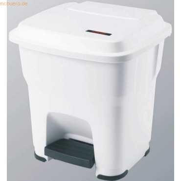 Vileda Abfallbehälter Hera mit Pedal 35l weiß von Vileda
