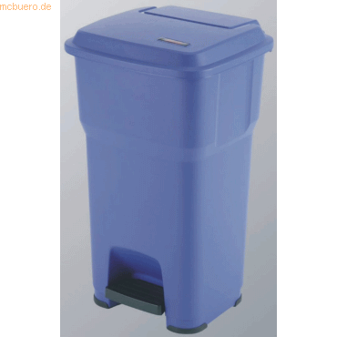 Vileda Abfallbehälter Hera mit Pedal 60l blau von Vileda
